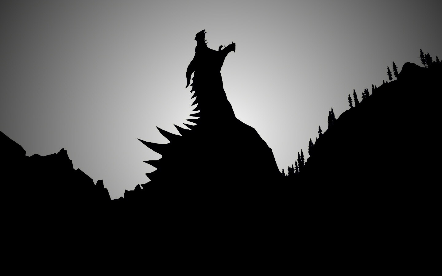 Крик из The Elder Scrolls V: Skyrim обои