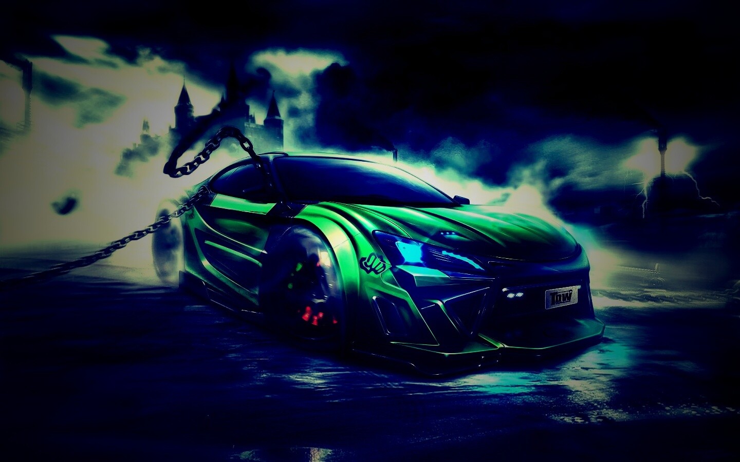 Дикое авто обои