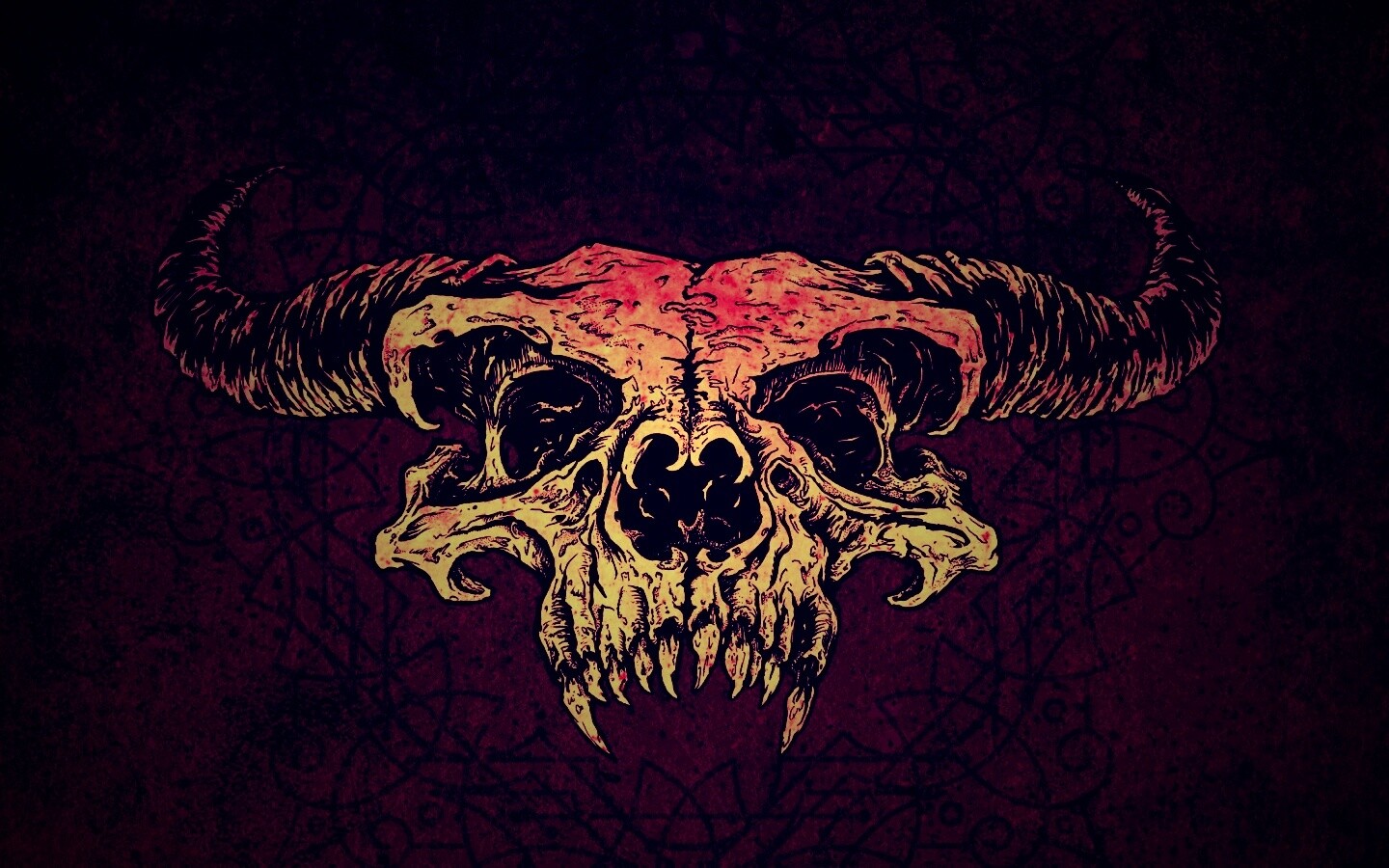 Череп дьявола обои