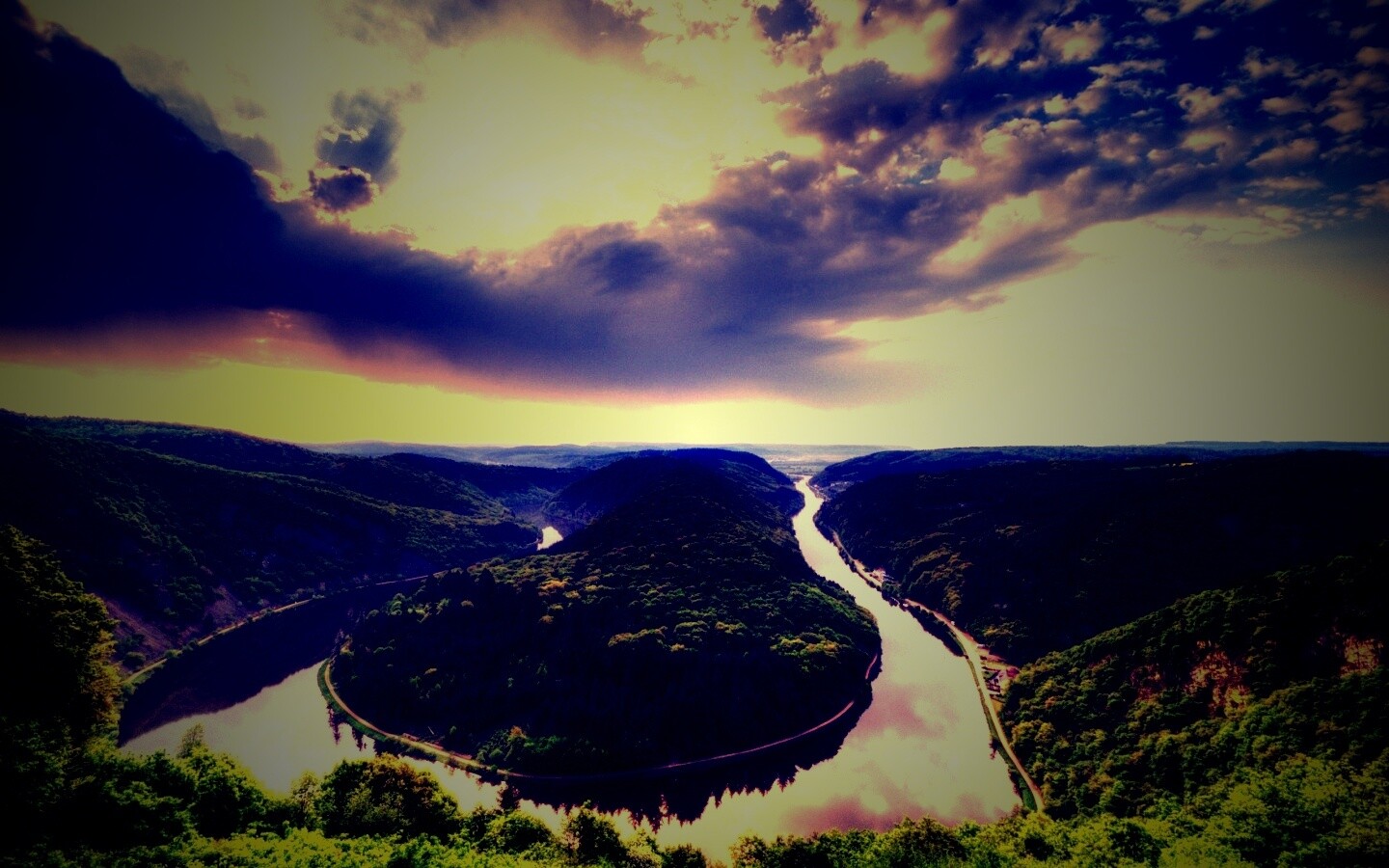 Извилистый каньон обои