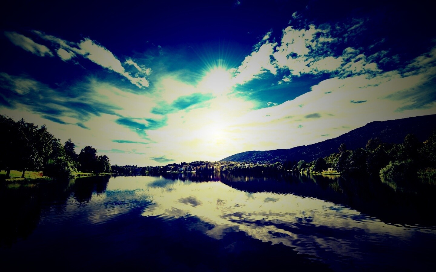 Норвежская река обои