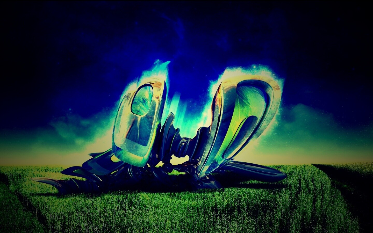 Нечто в поле обои