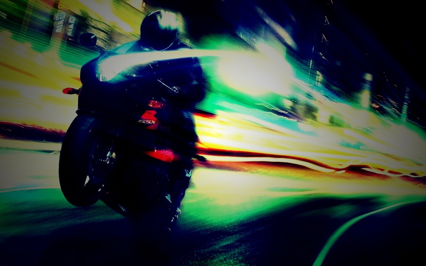 Сокрость на мотоцикле обои