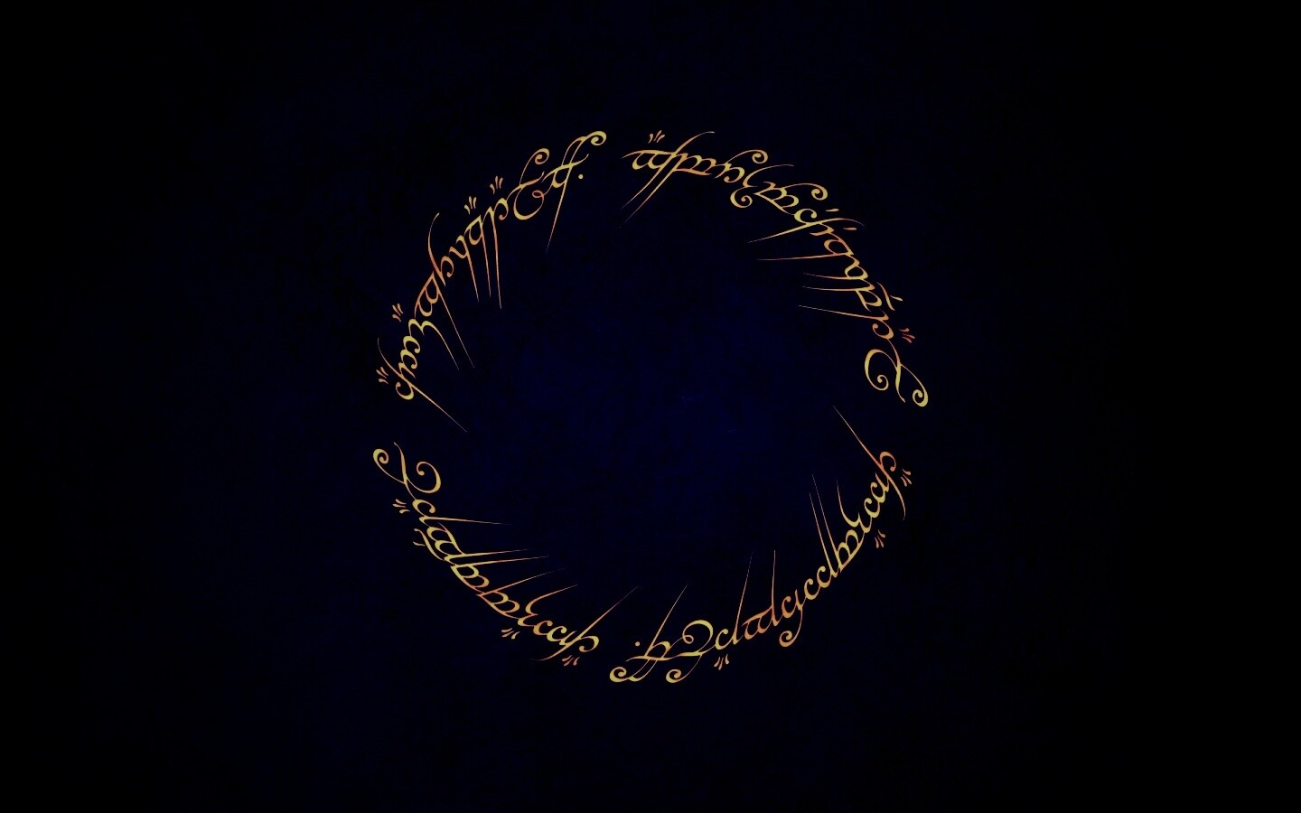 Кольцо всевластья - узор обои