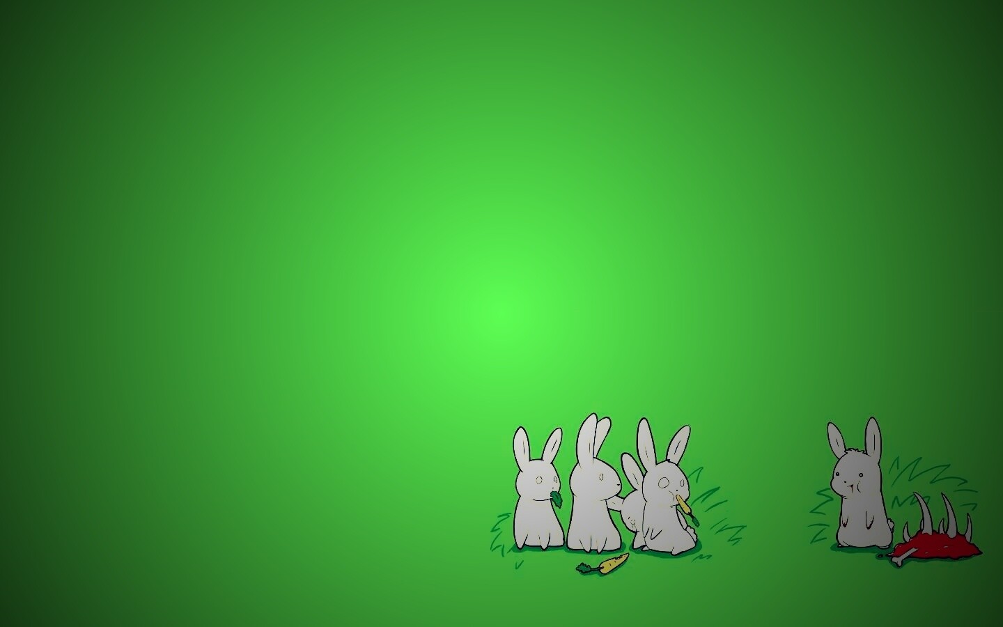 Заяц-каннибал обои