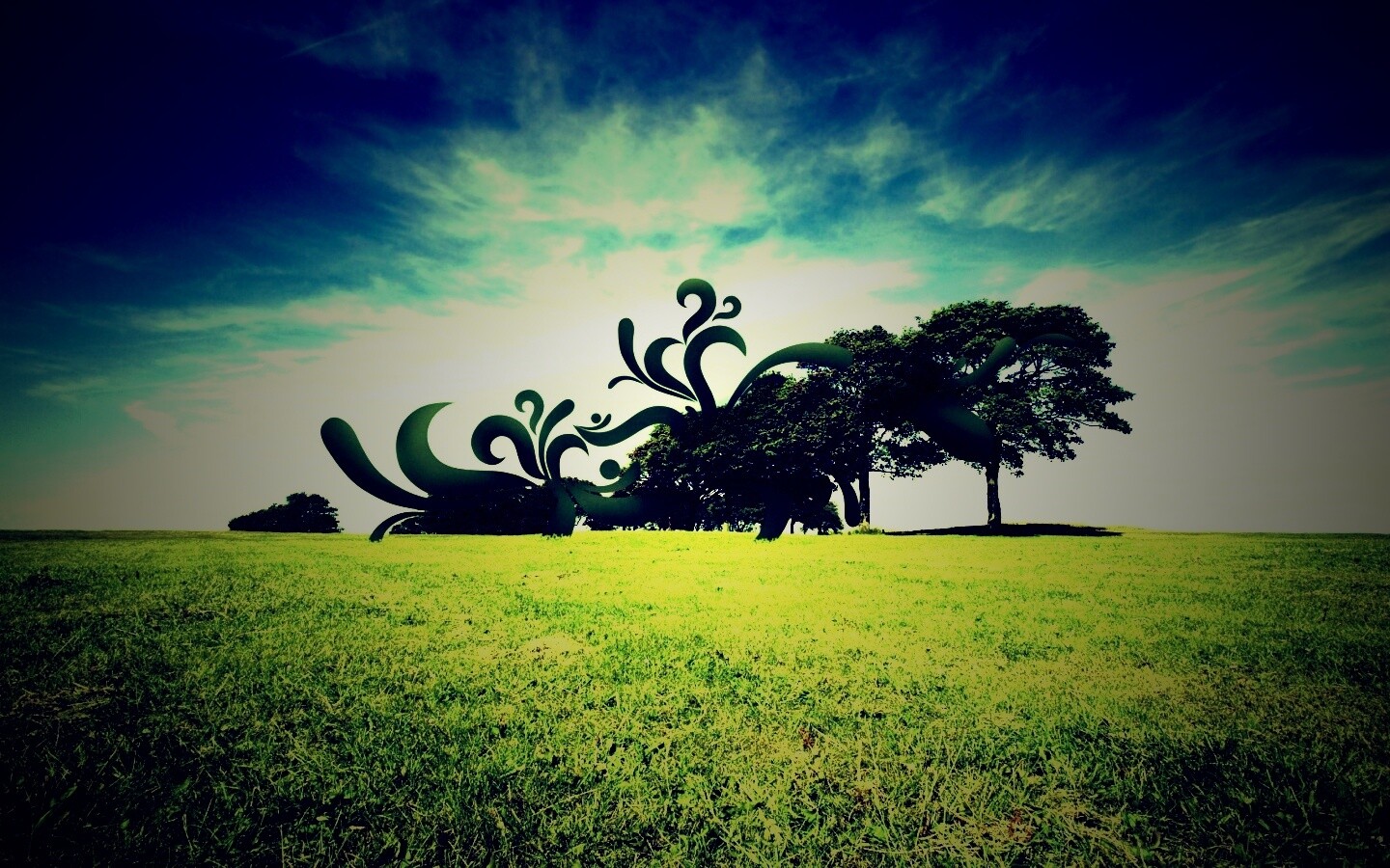 На равнине обои