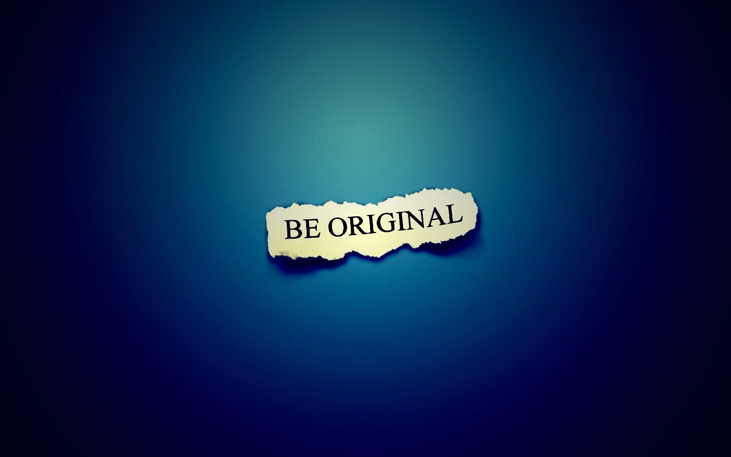 Будь оригинален обои