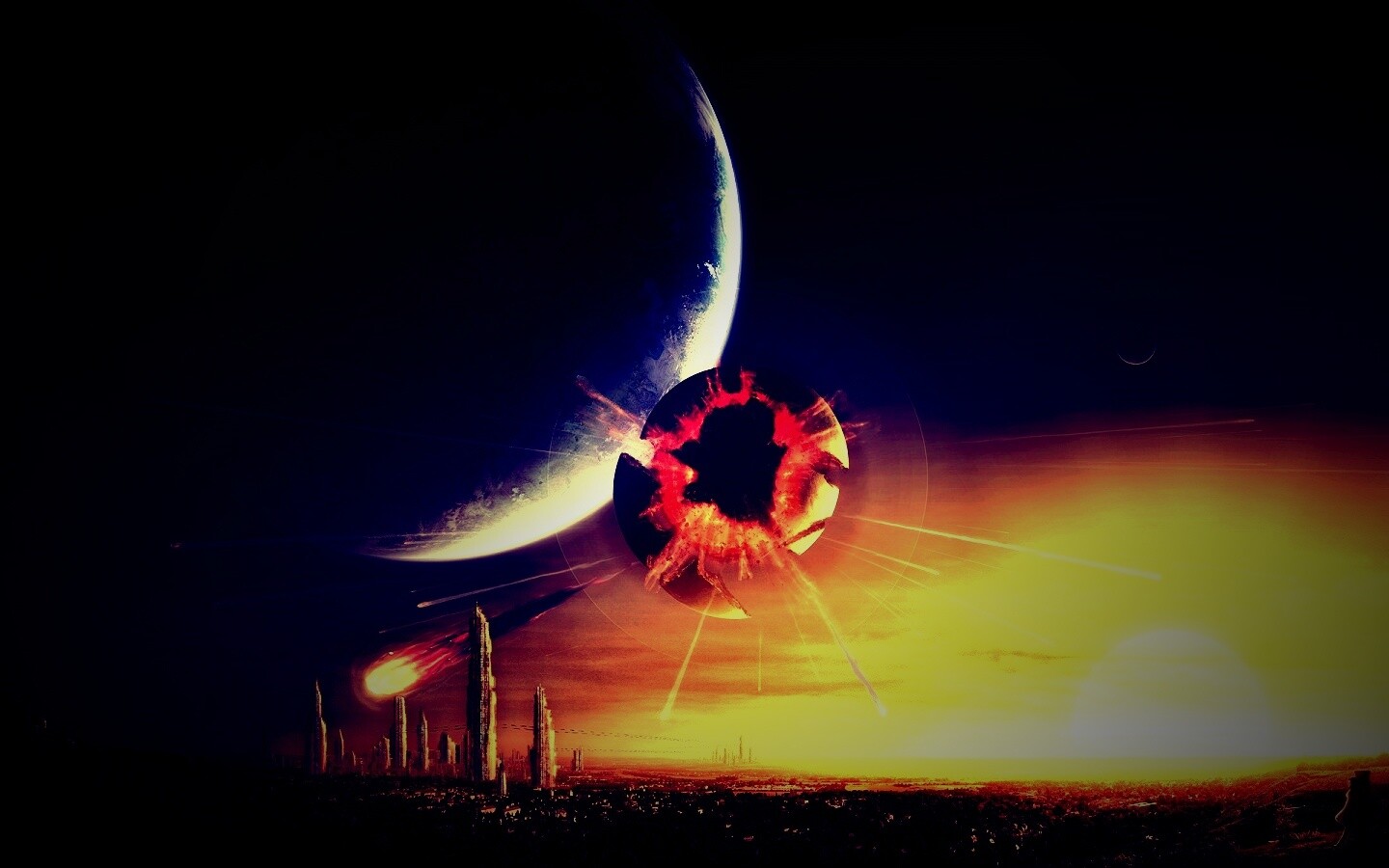 Катастрофа планетарного масштаба обои