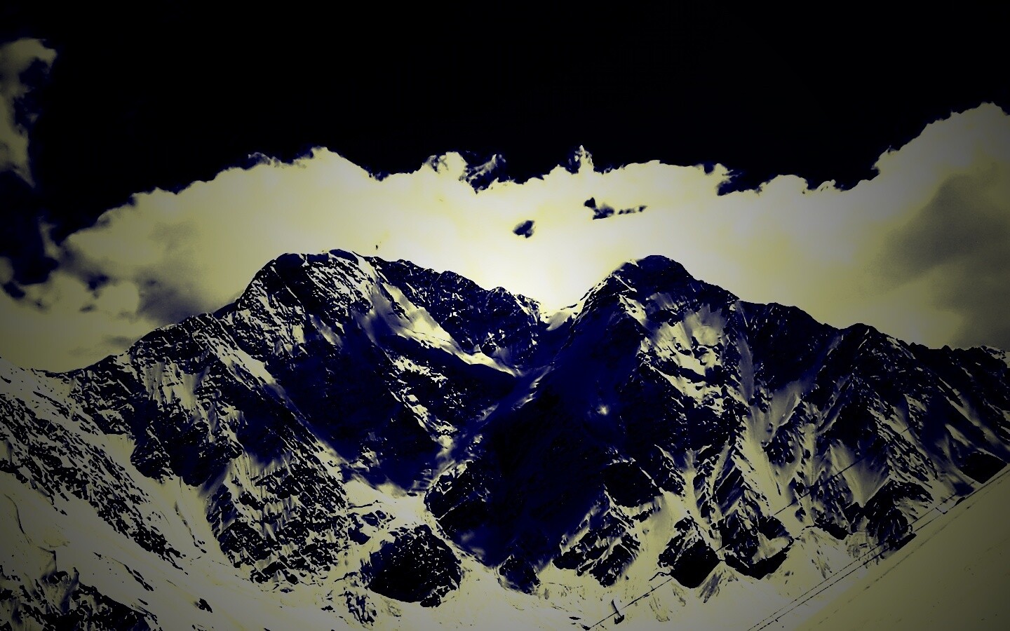 Снежные горы обои