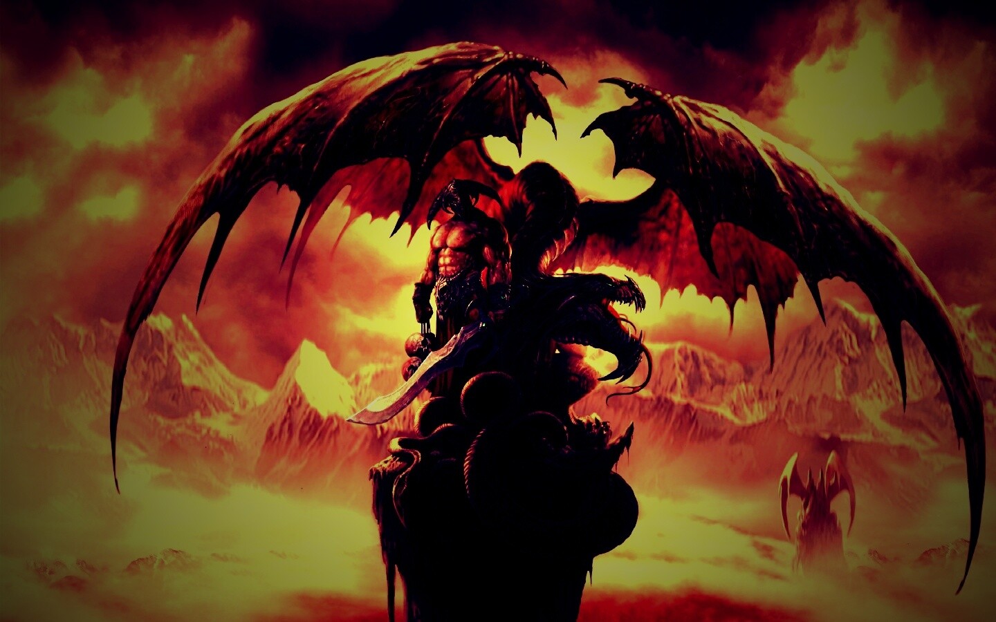 Варвар и дракон обои
