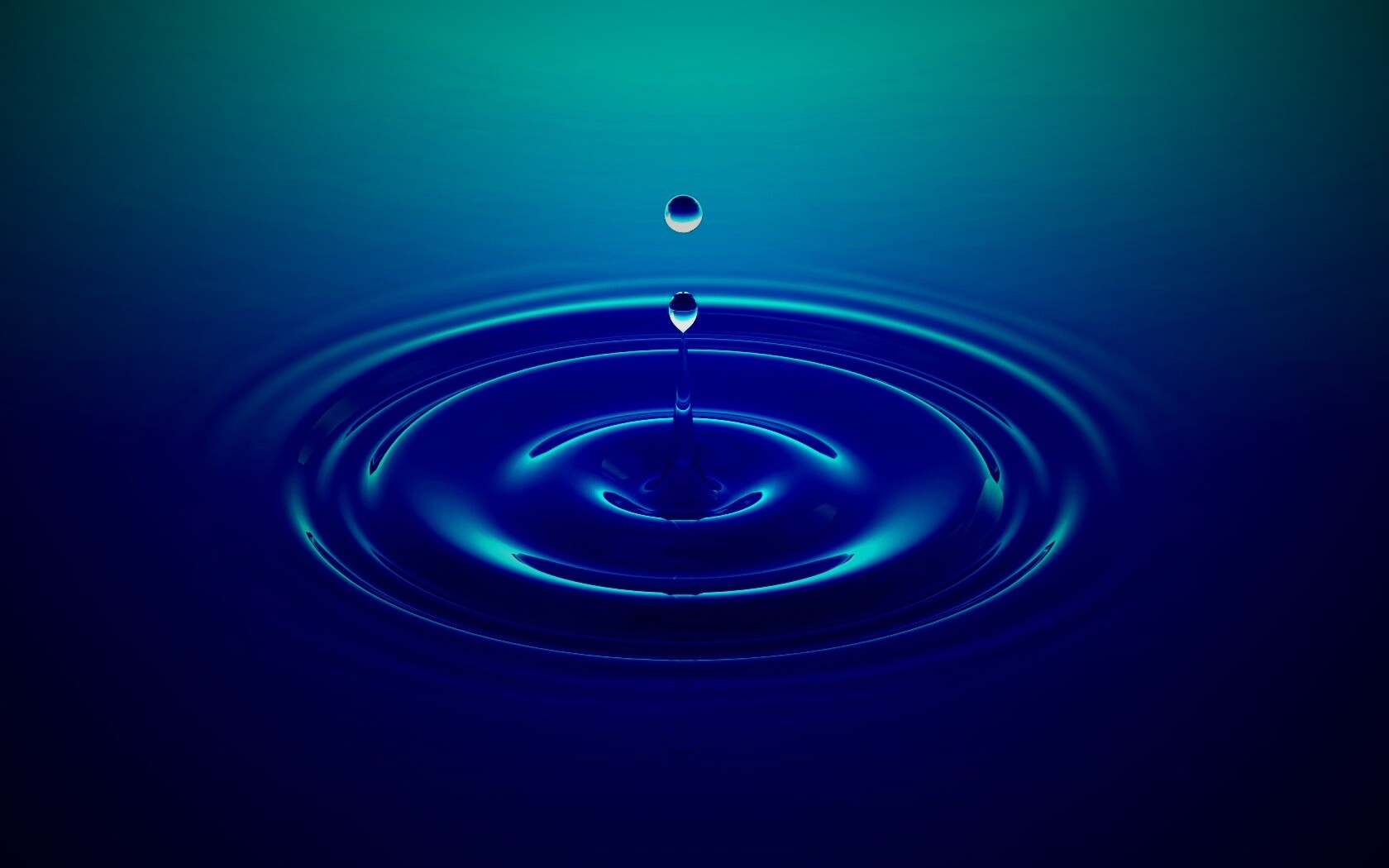 Упавшая капля обои