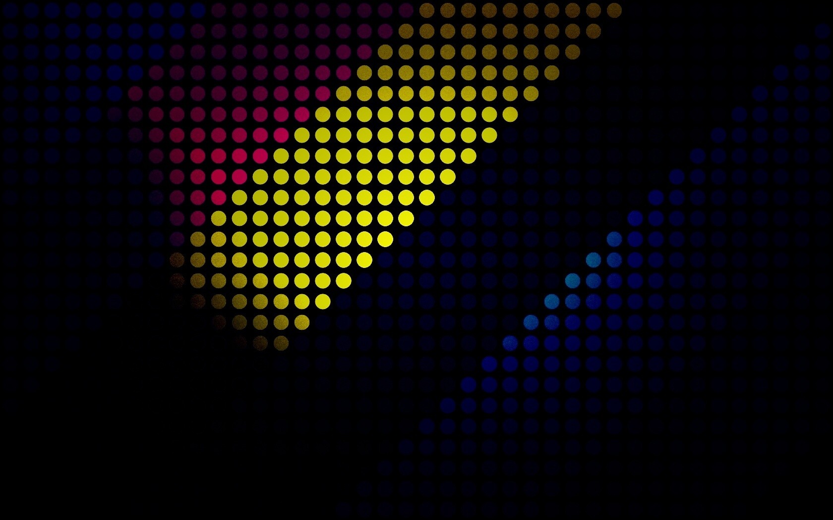 Полосы из цветных кругов обои