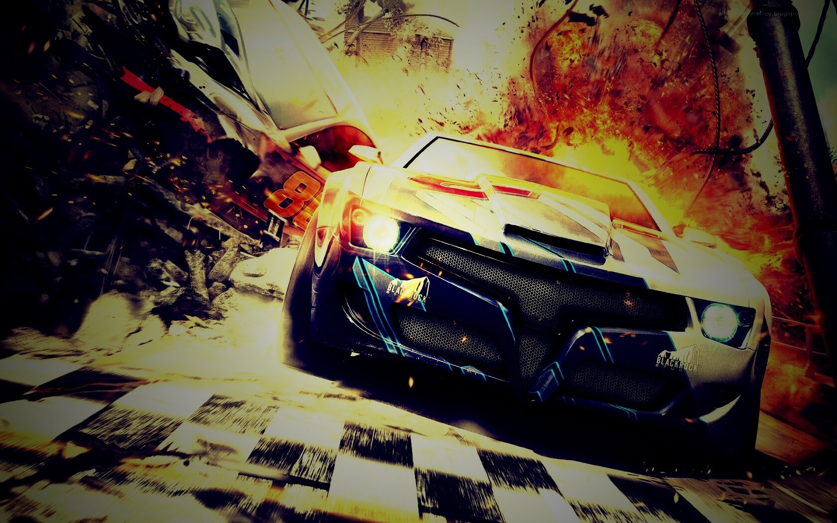 Из игры Split Second обои