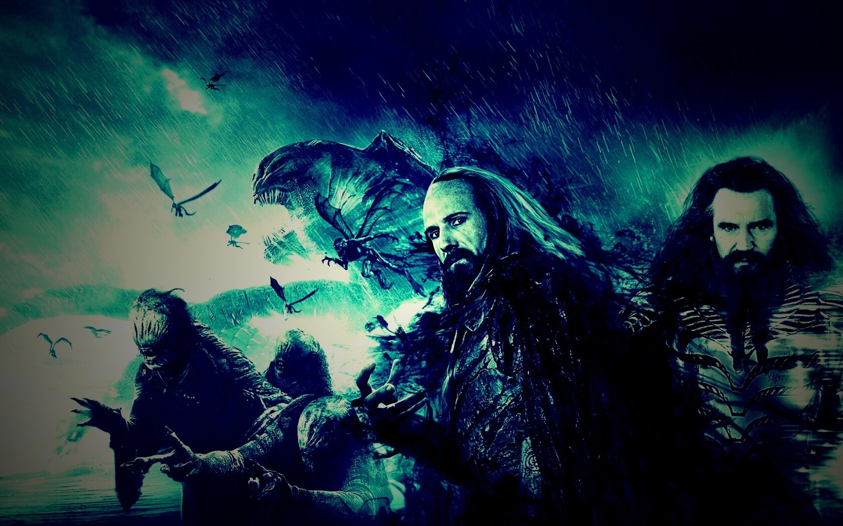 Зевс и Аид из фильма Битва Титанов обои