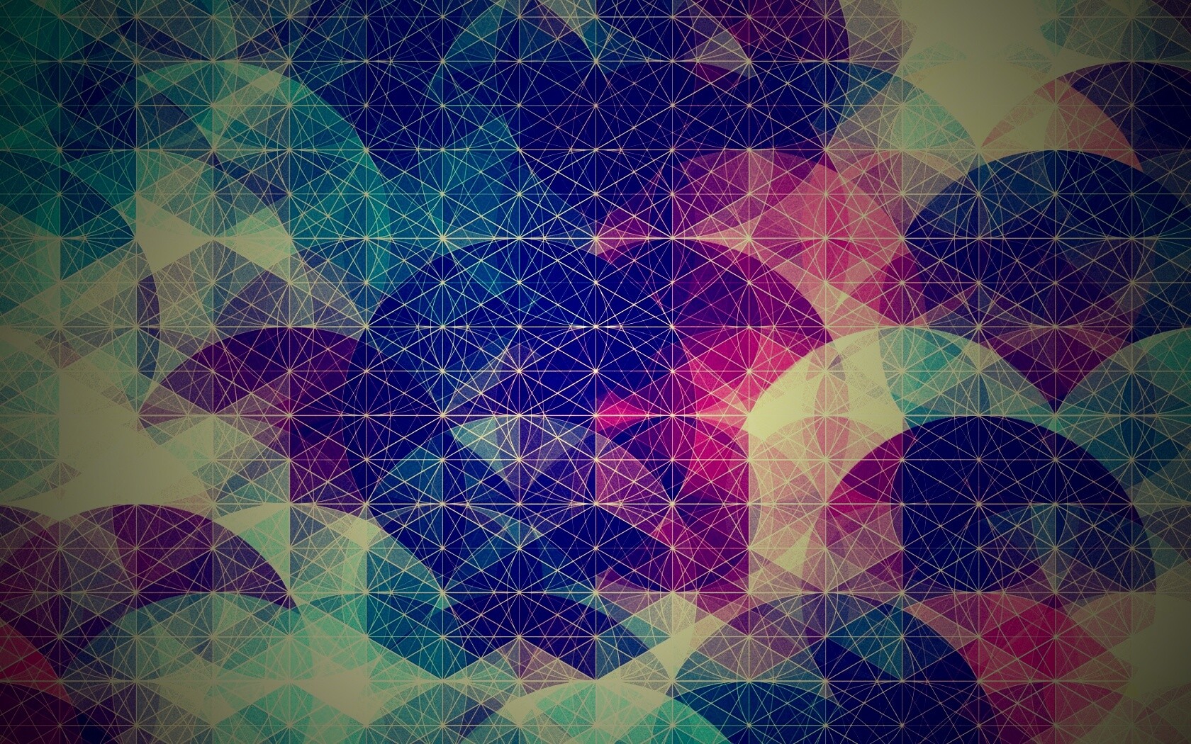 Узор из геометрических фигур обои