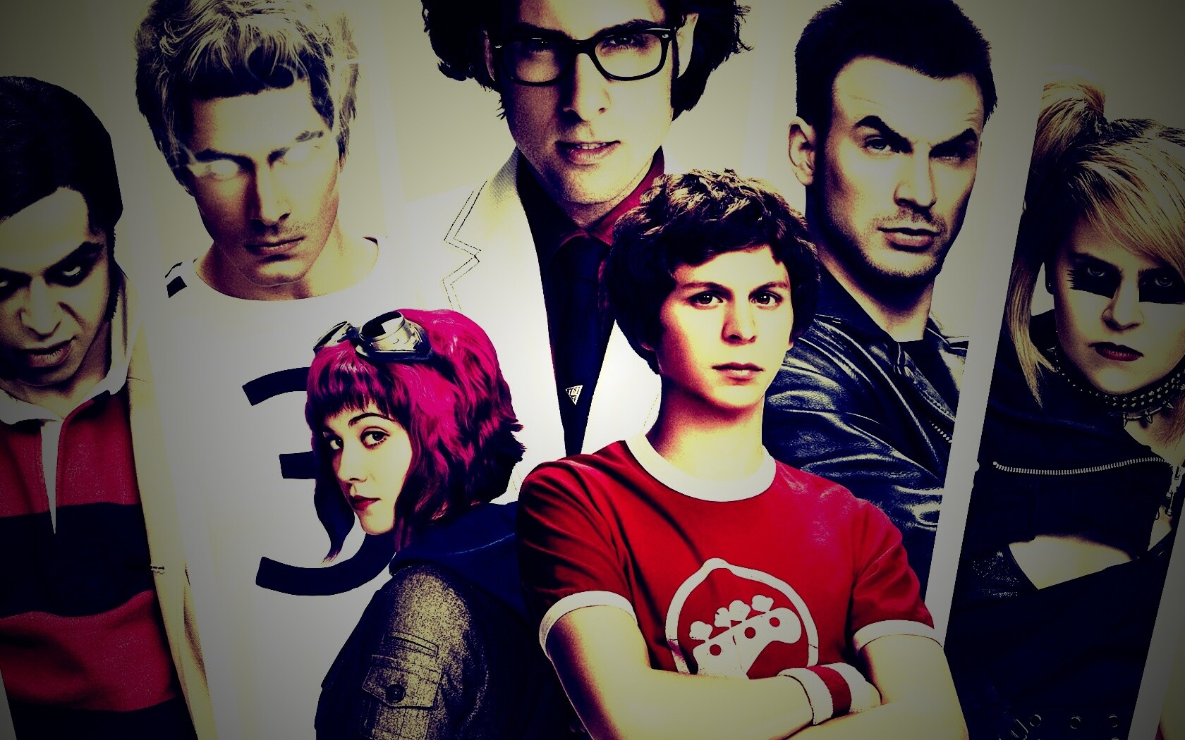 Герои фильма Скотт пилигрим против всех обои