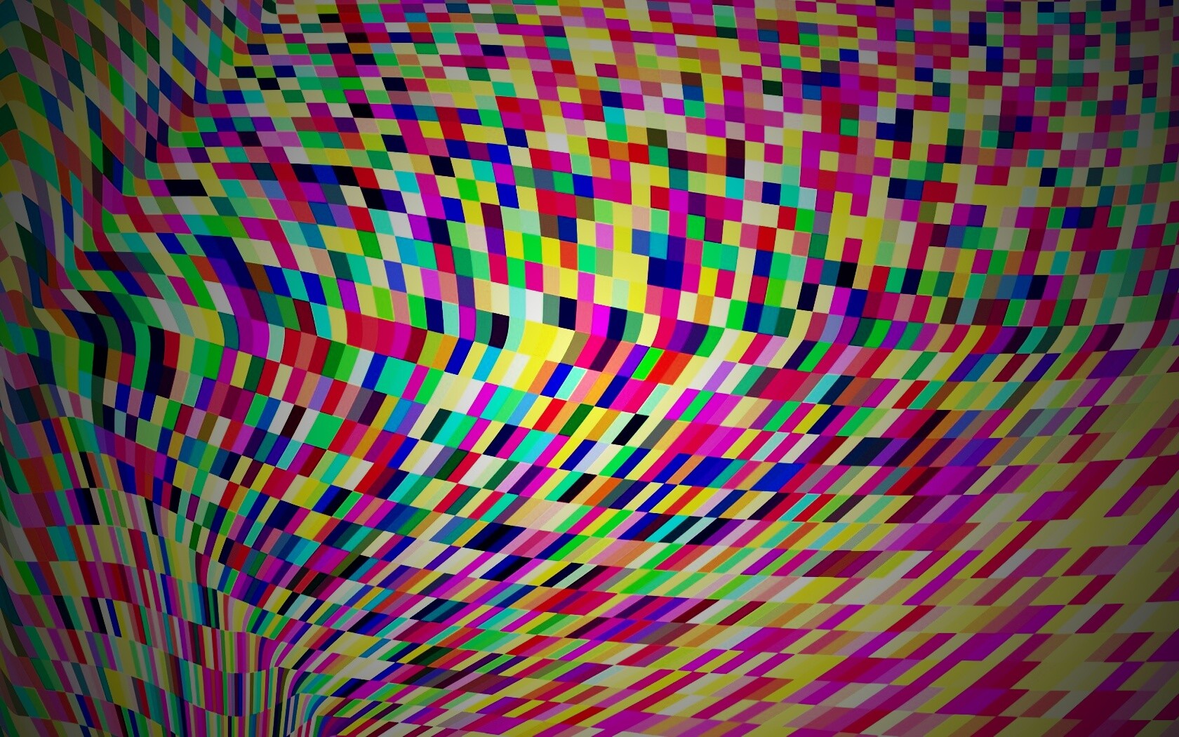 Пиксельная воронка обои