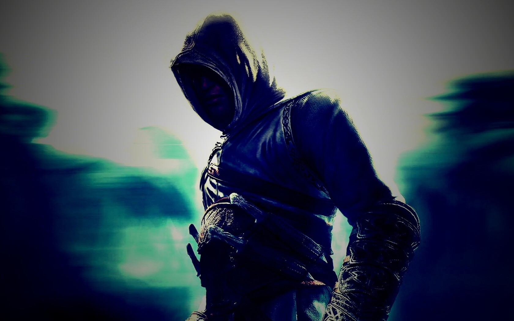 Ассасин в толпе обои