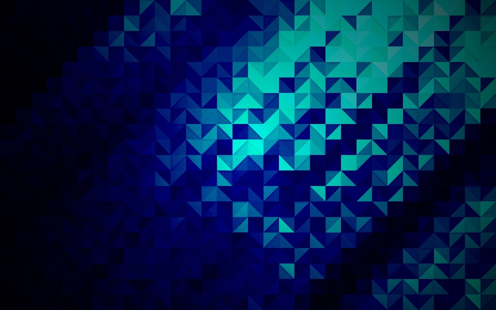 Синий квадратный узор обои