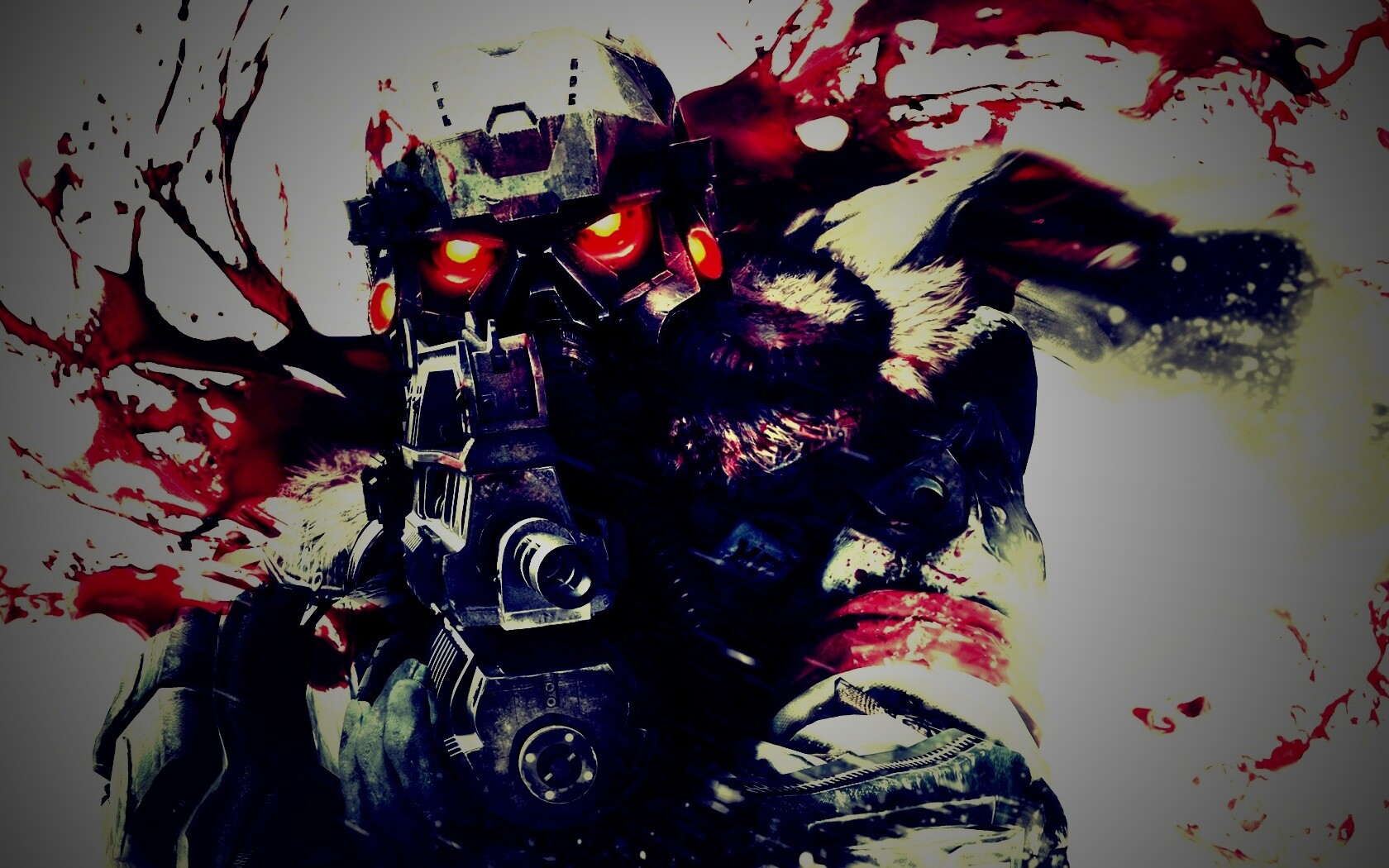 Боец в зимней форме обои