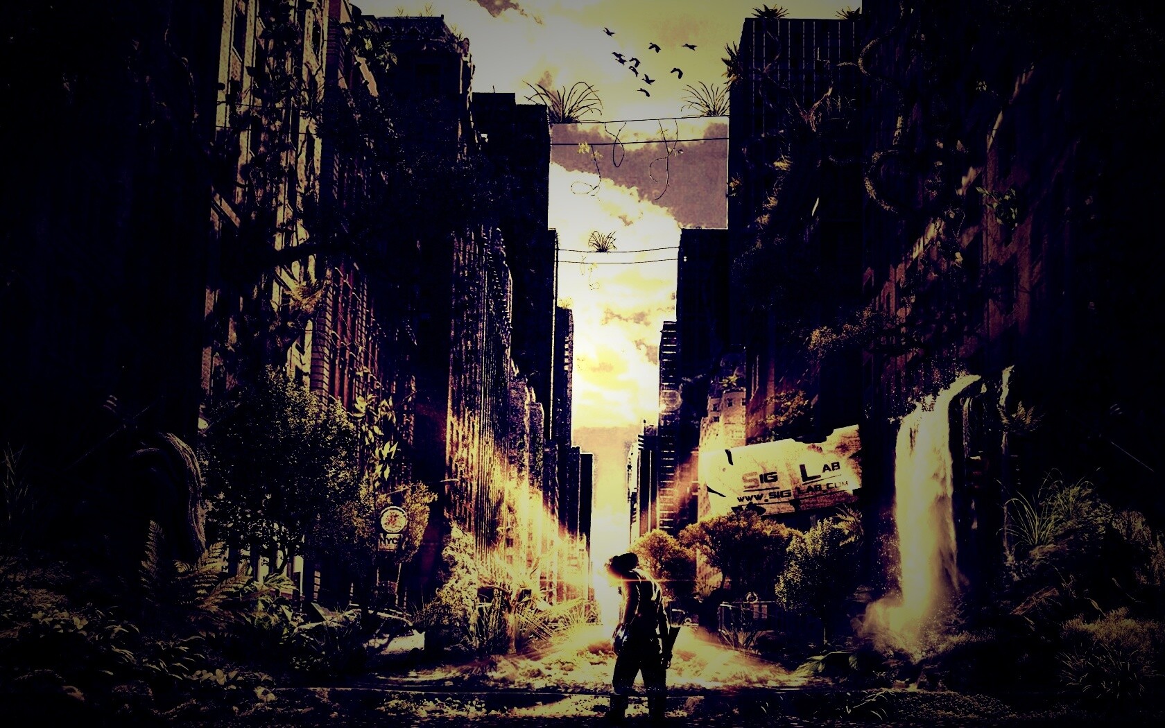 Постапокалиптический мир обои