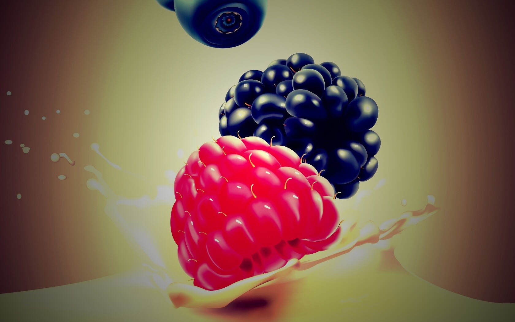 Векторные ягоды обои