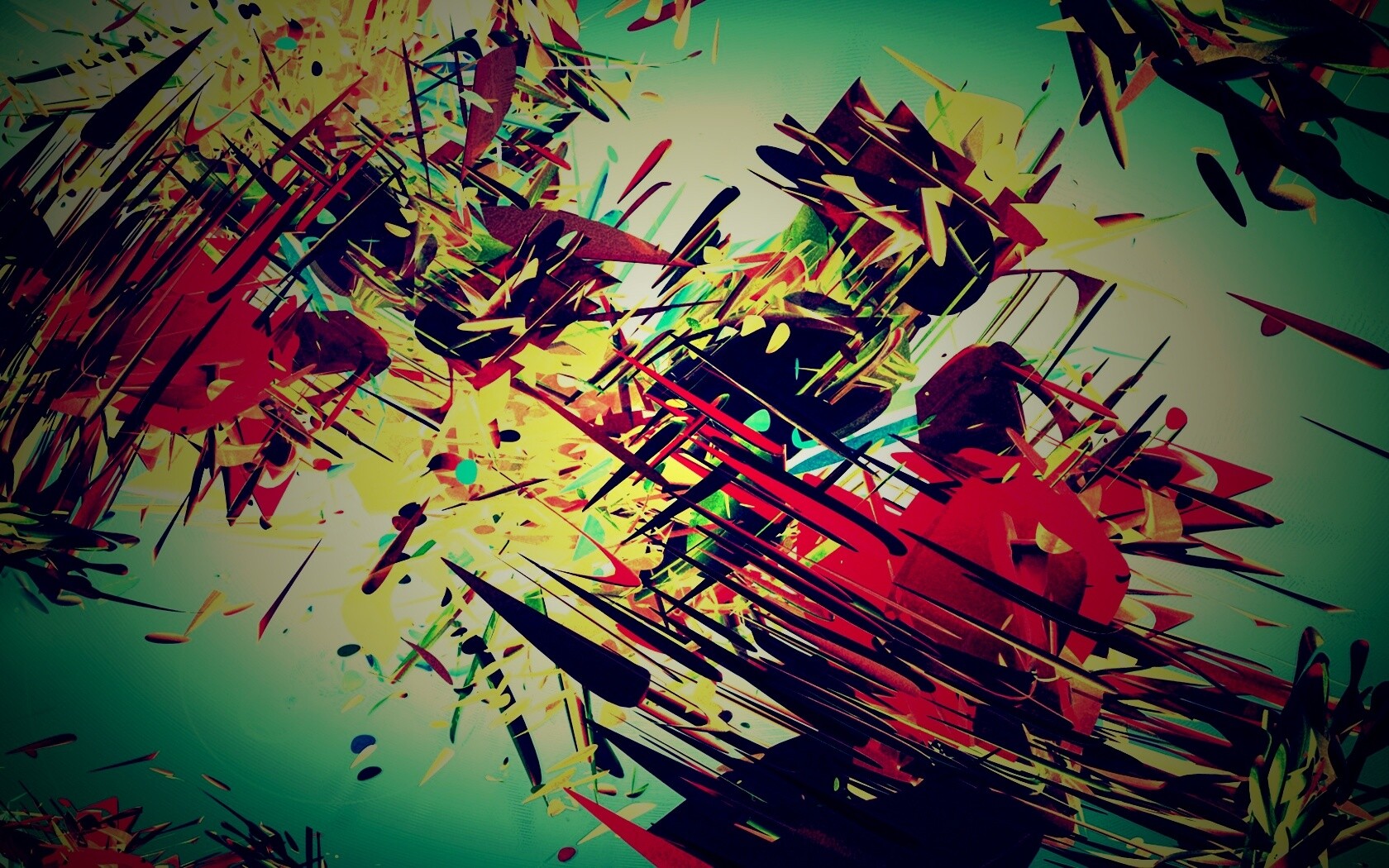 Сумасшедшая абстракция обои