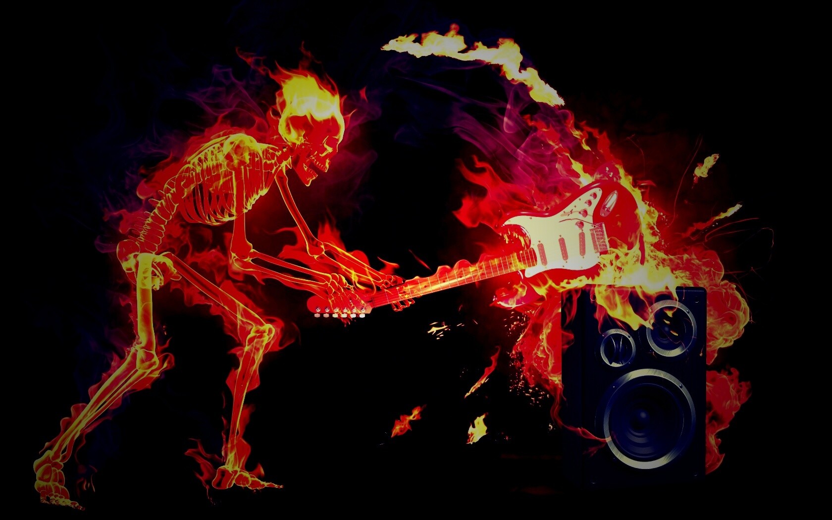 Музыка, пробирающая до костей обои