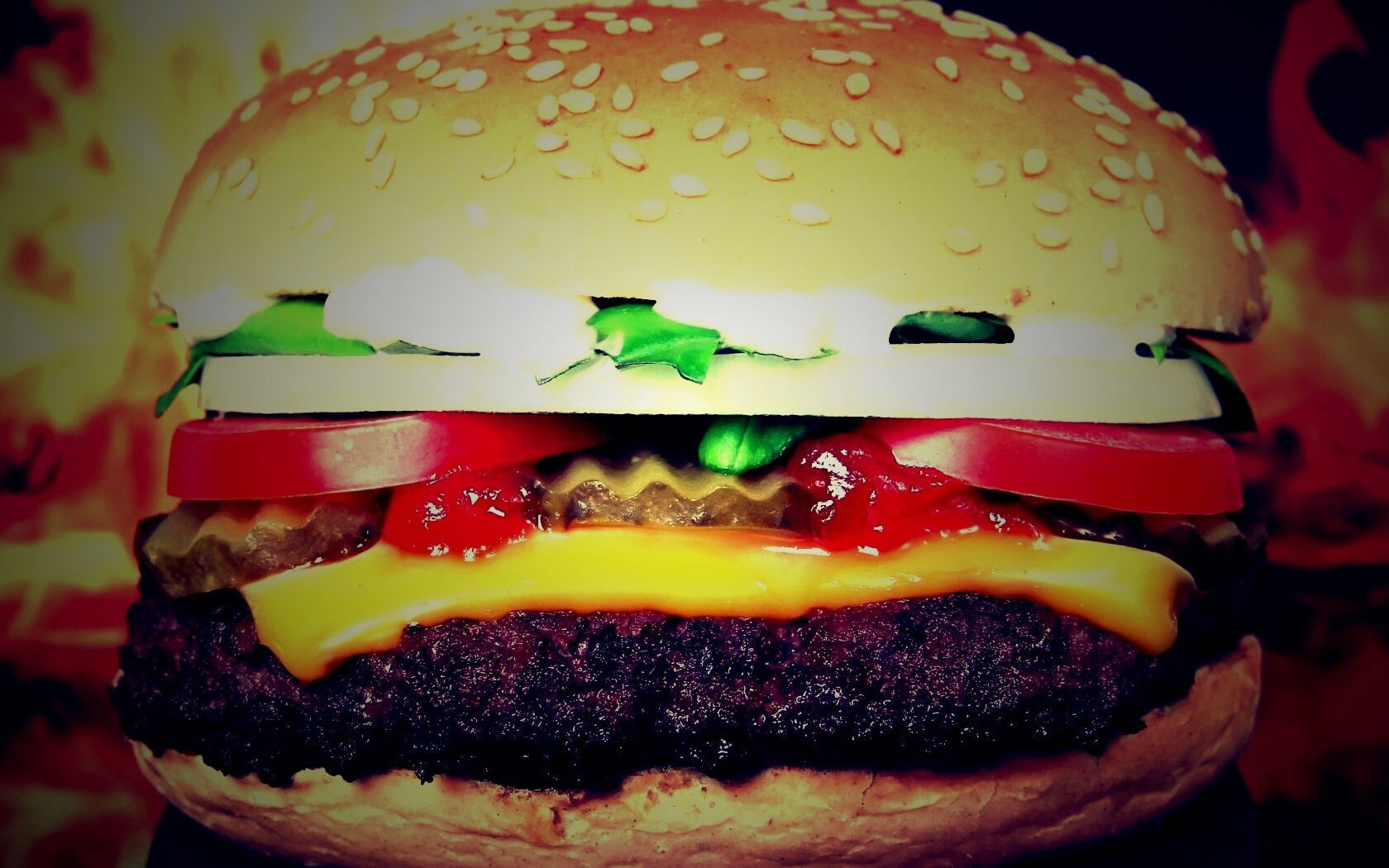 Чизбургер обои