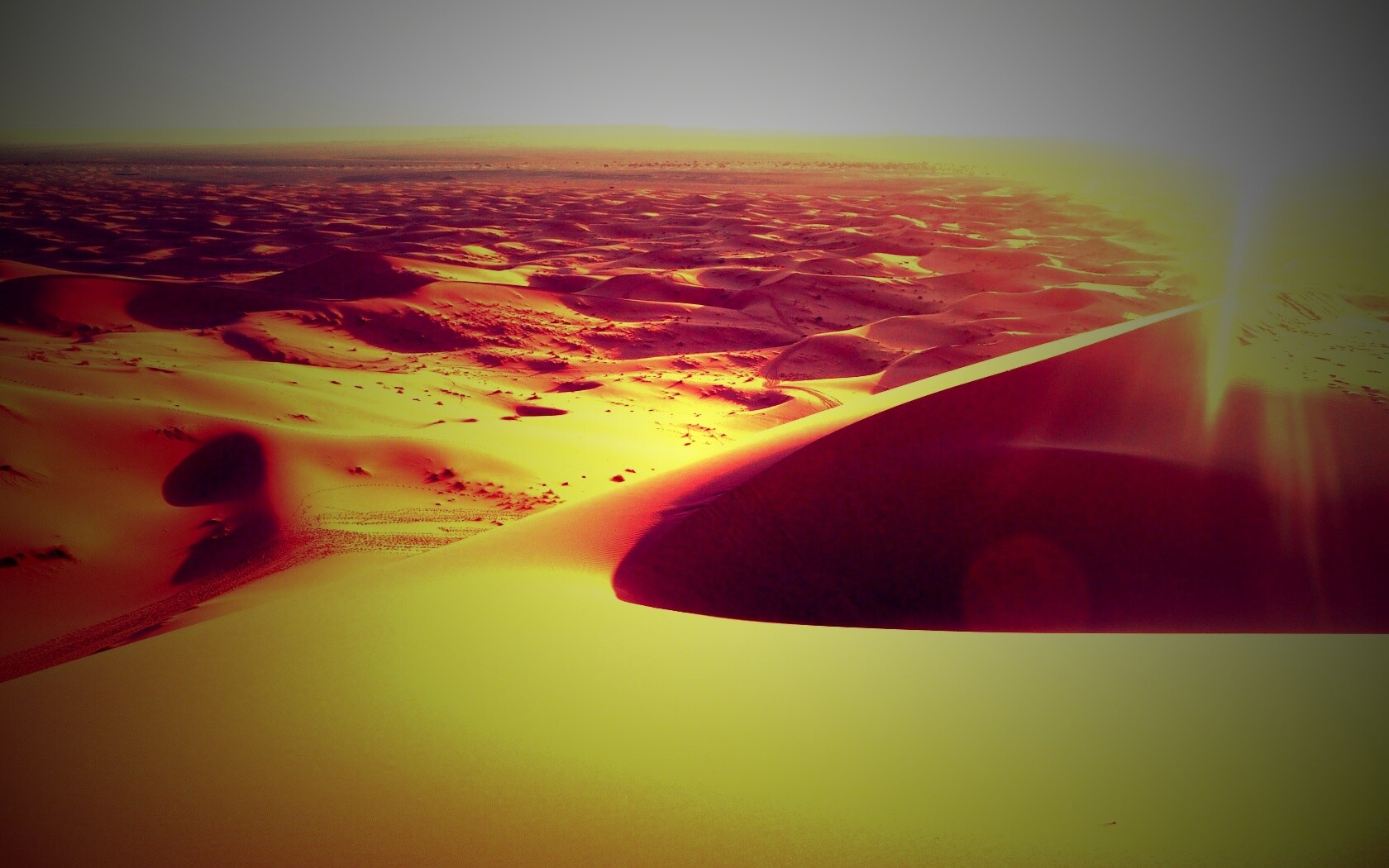 Солнечная пустыня обои