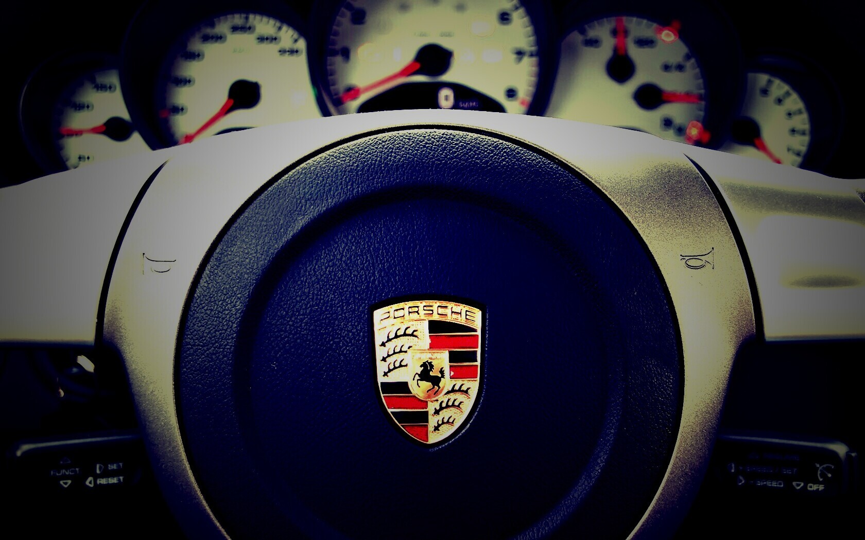 Руль Porshe обои