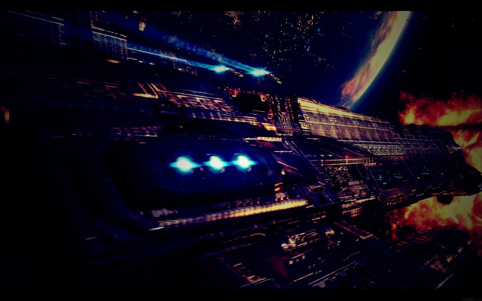 Космический корабль обои