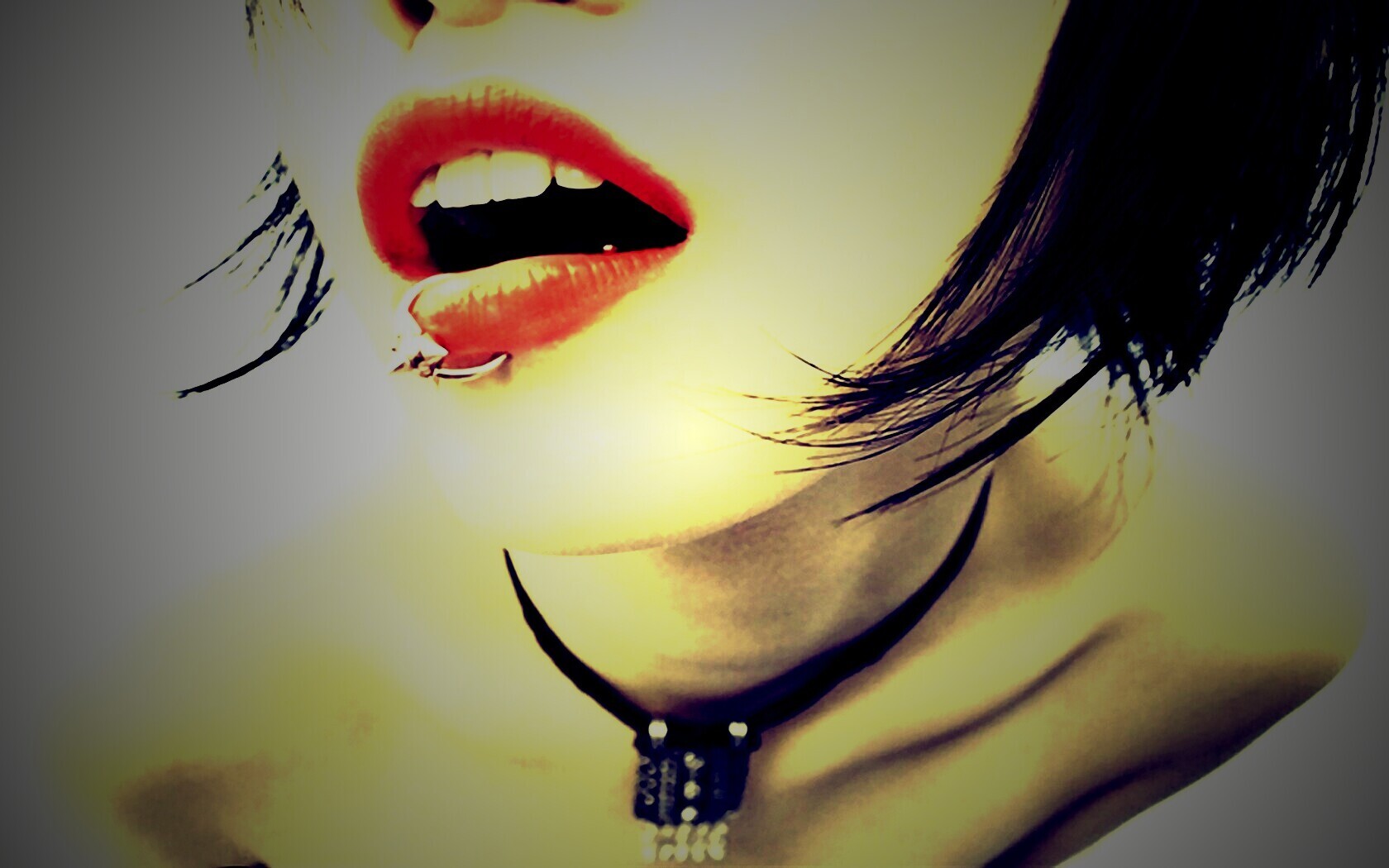 Девушка с кольцом обои