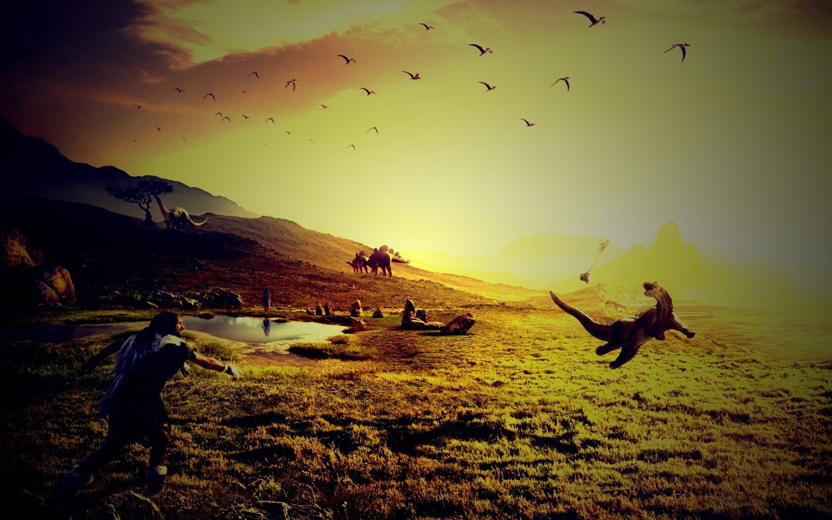 Доисторические игры обои