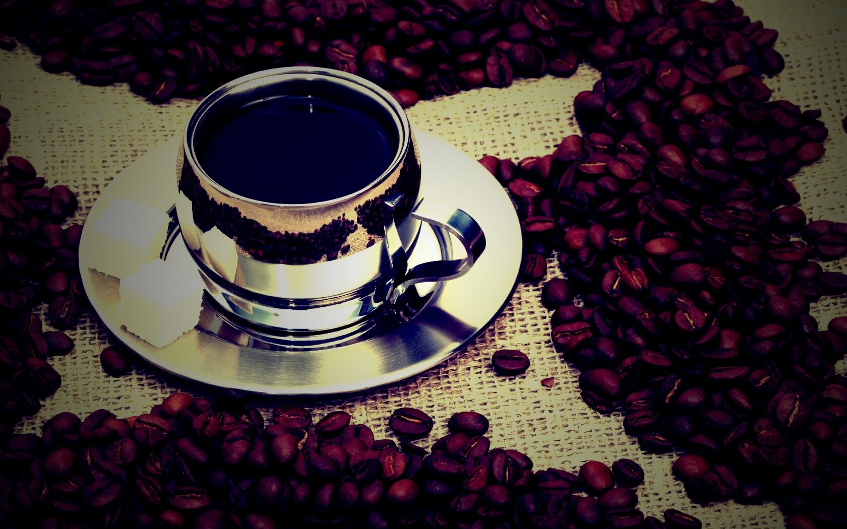 Кофе с сахаром обои