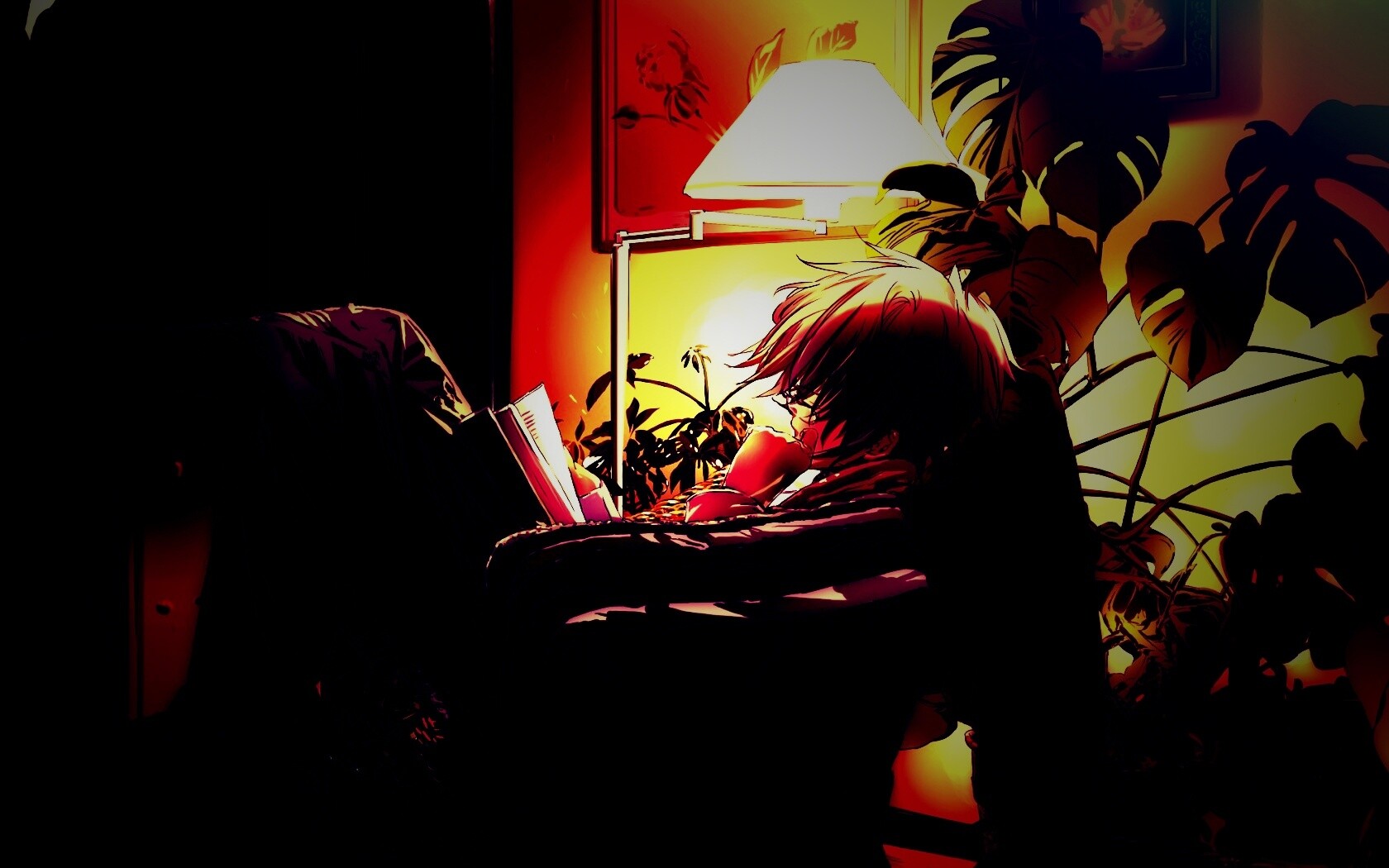 Парень с книжкой обои