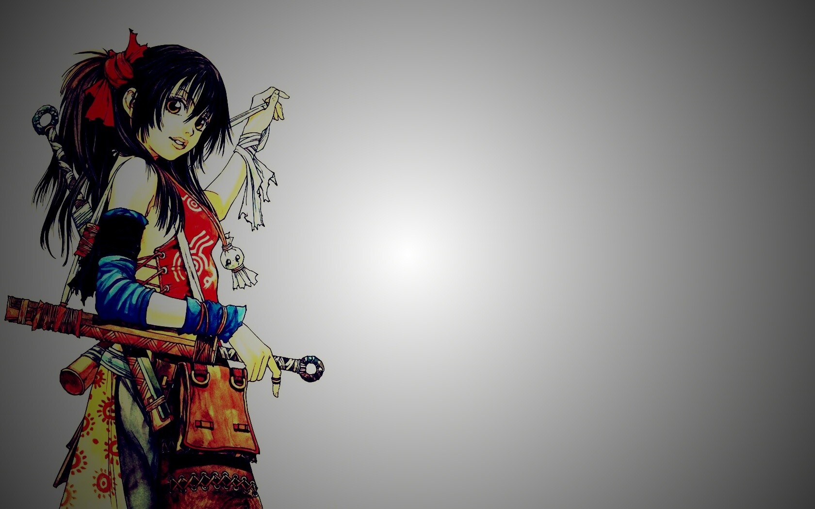 Девушка с мечом из Dangu обои