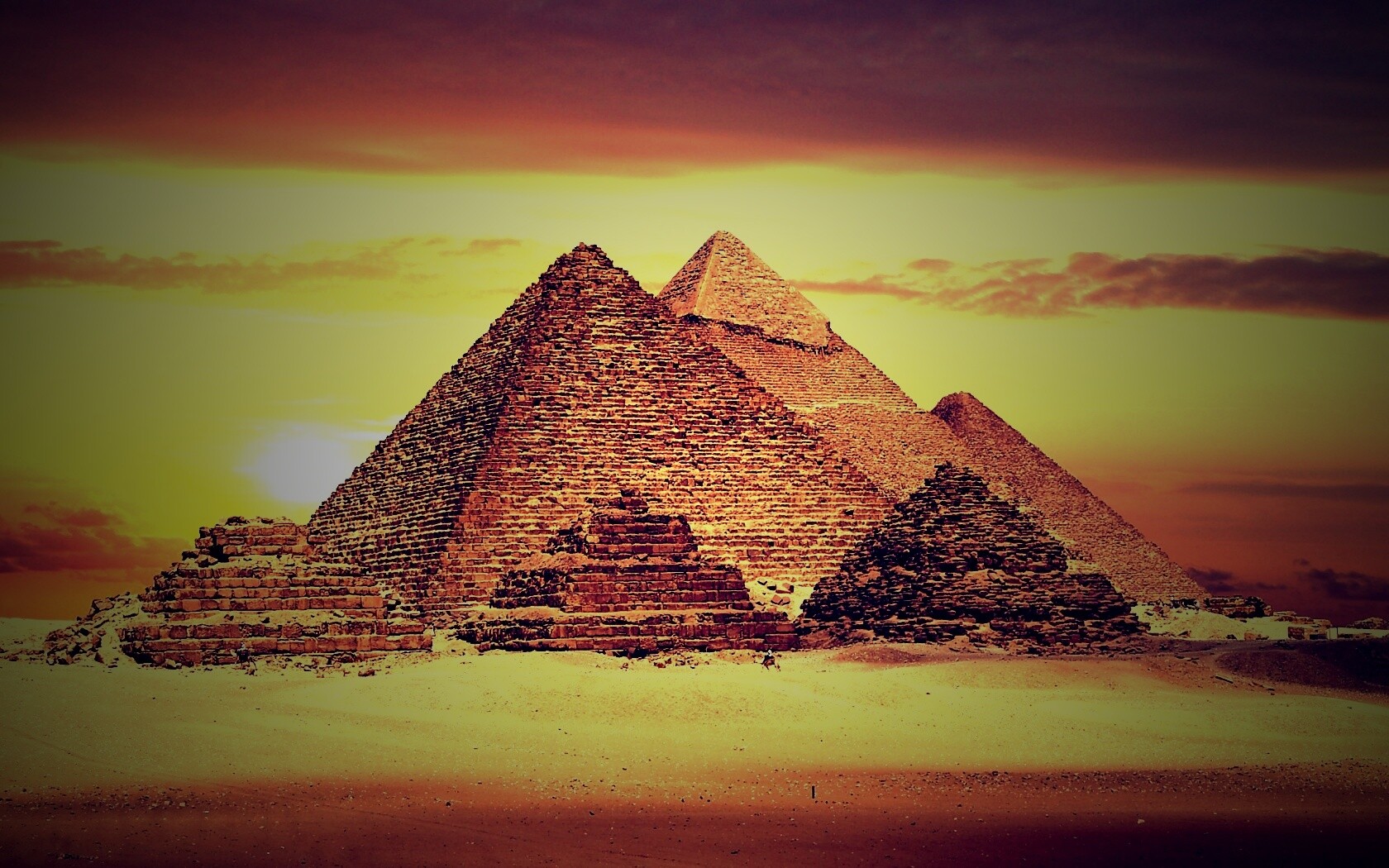 Великие пирамиды в Гизе обои