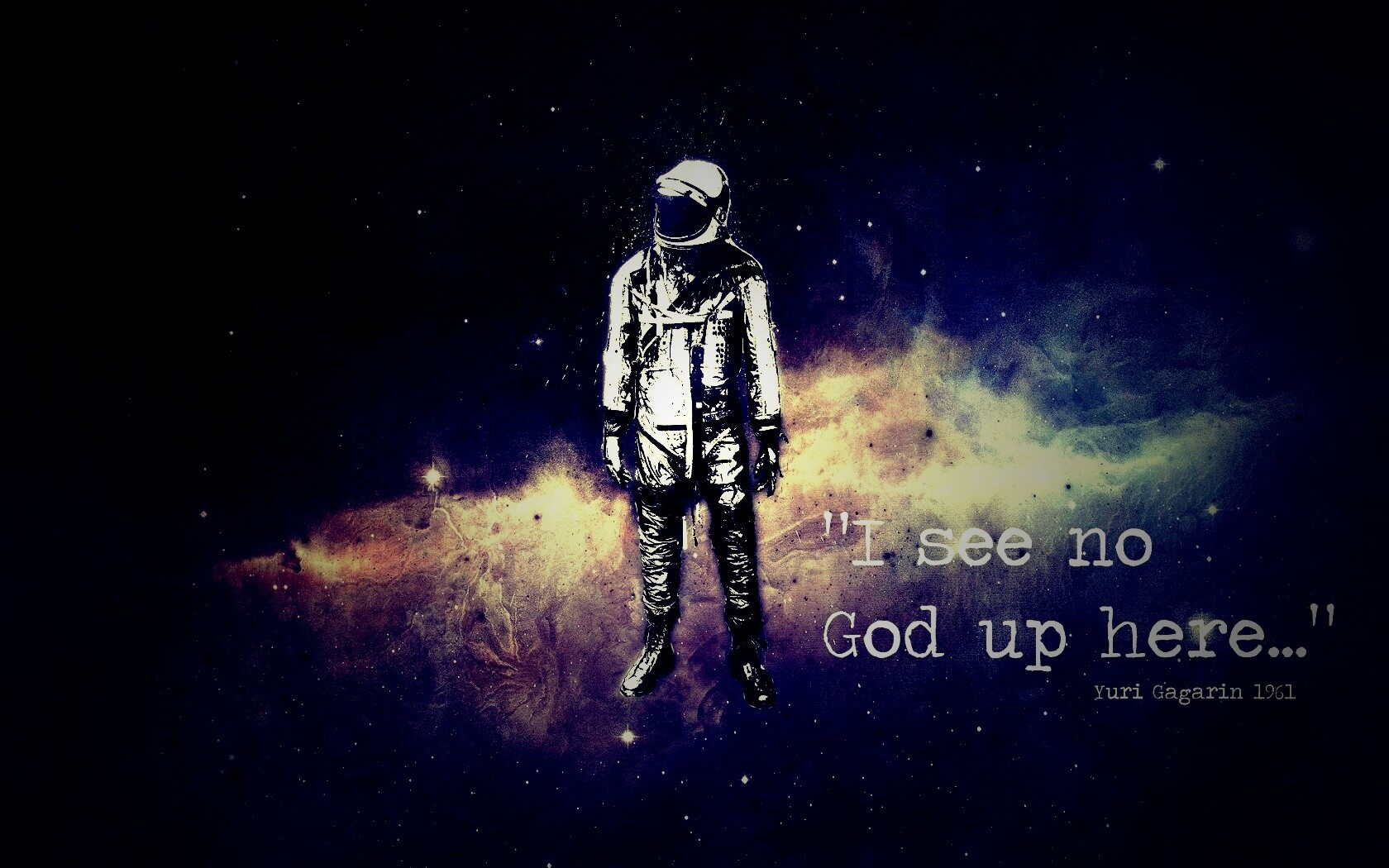 Я не видел там бога обои