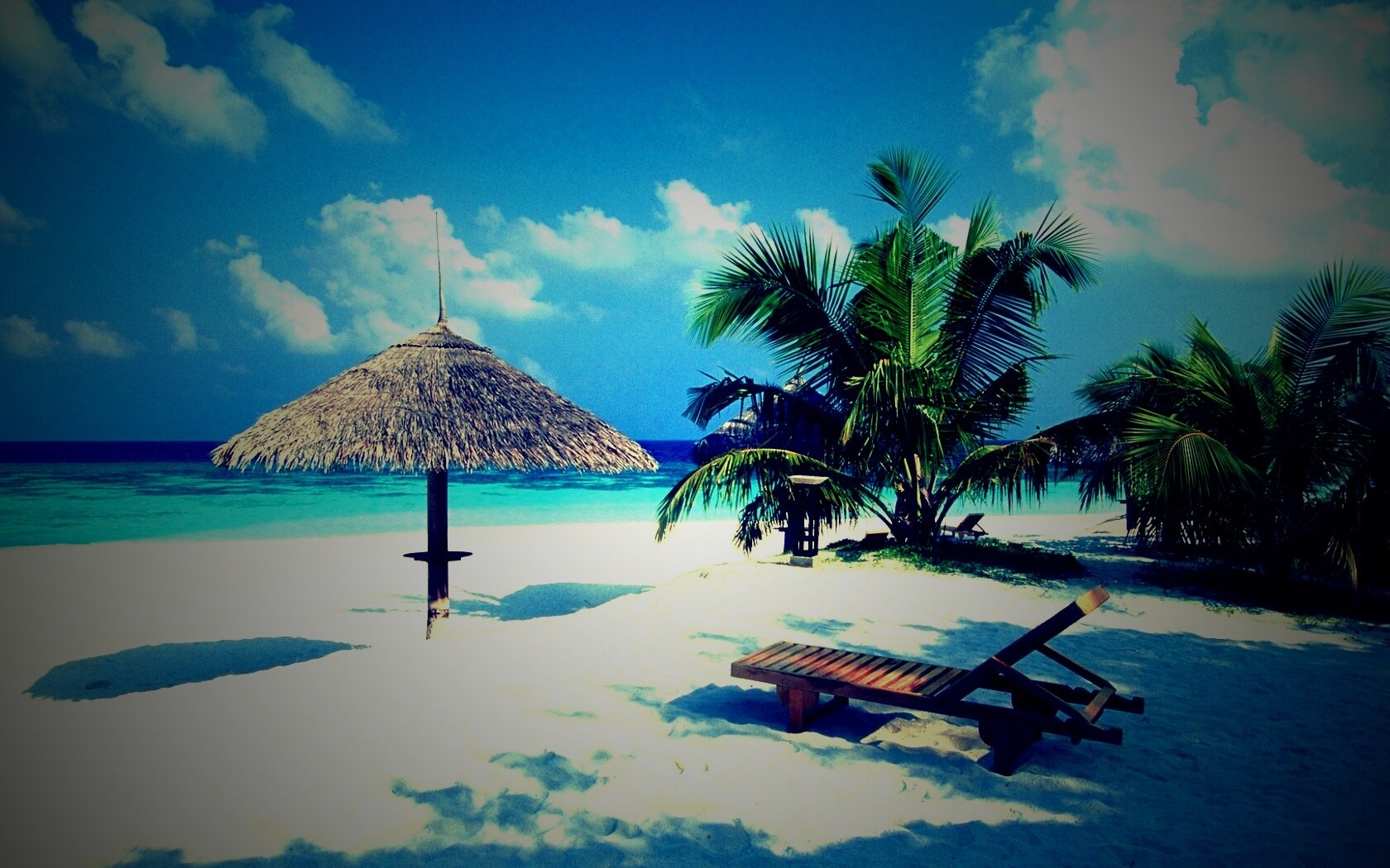 Рай на мальдивах обои