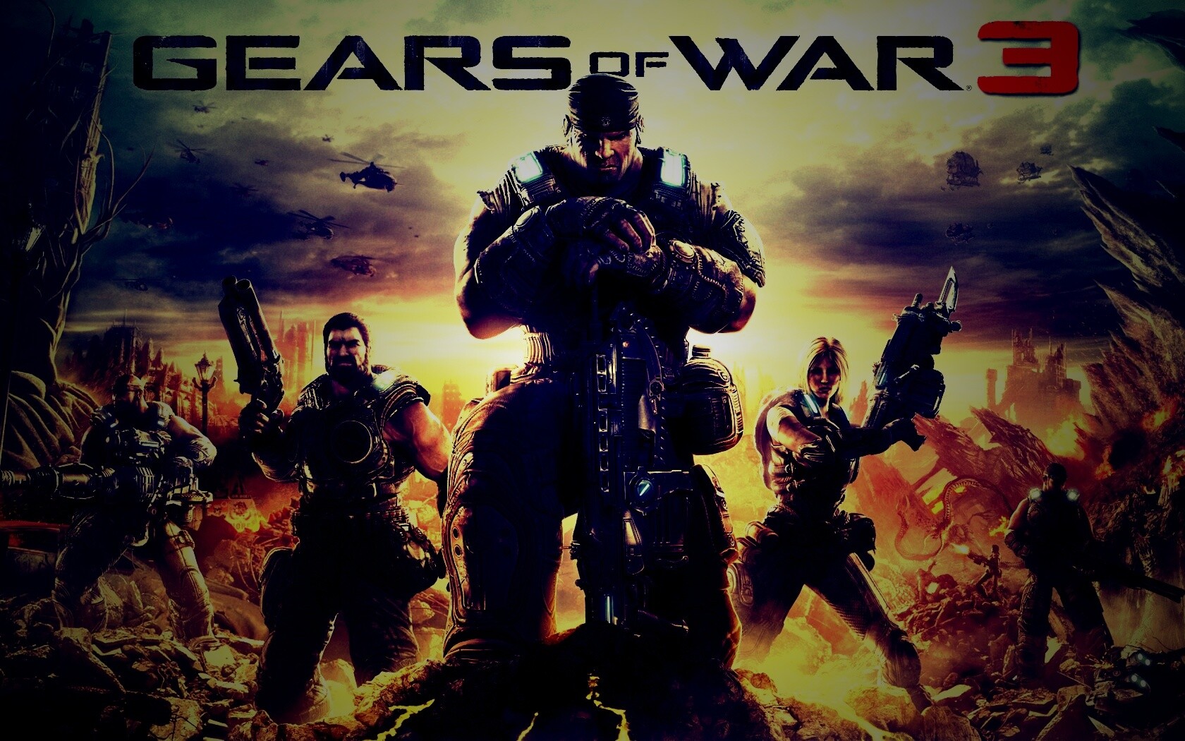 Gears of War 3 обои