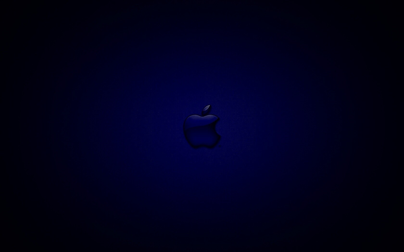 Логотип apple в стекле обои