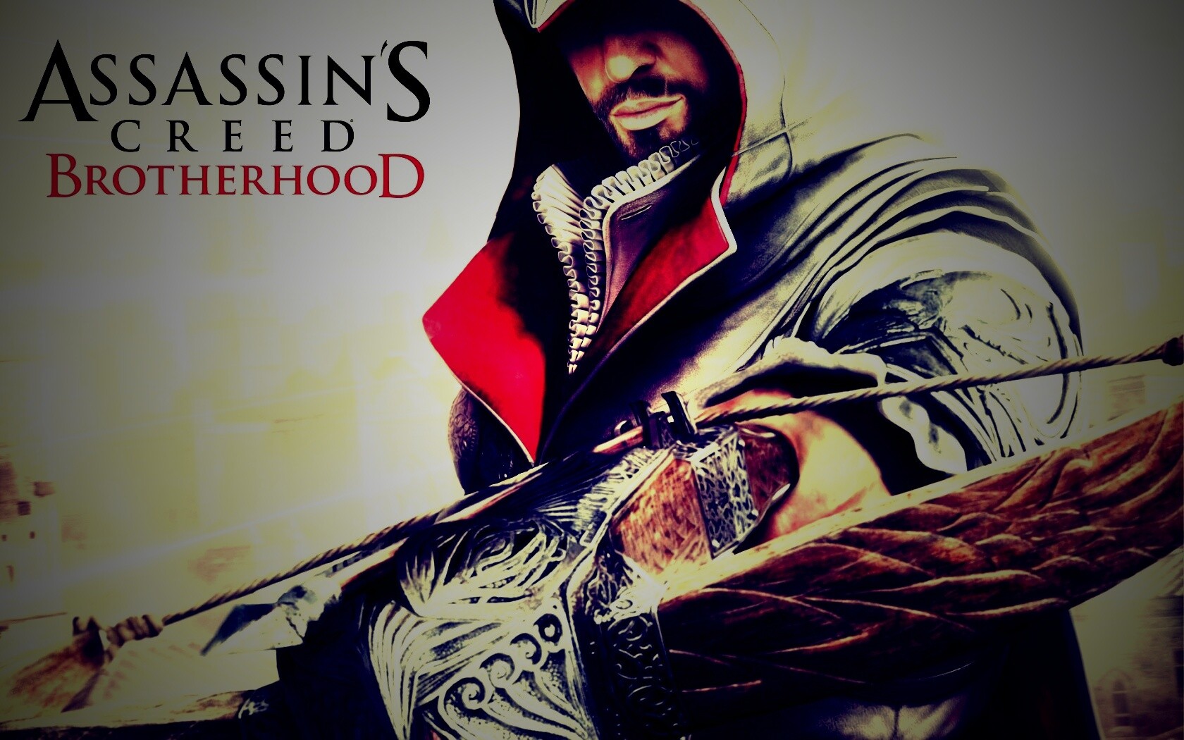 Ассасин с арбалетом обои