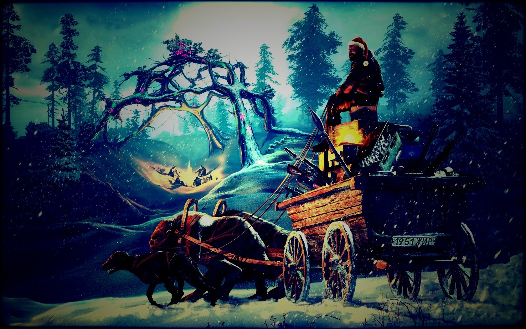 Новогодний Сталкер обои