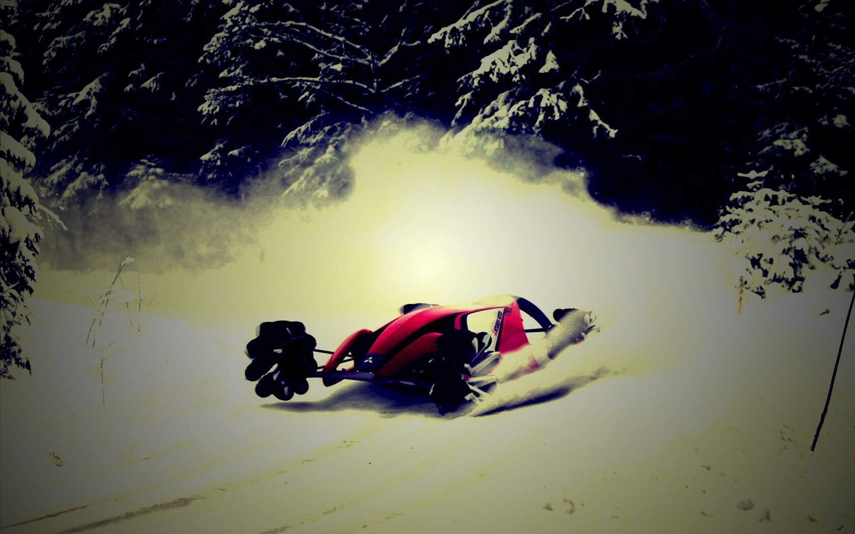 Концепт снегохода обои