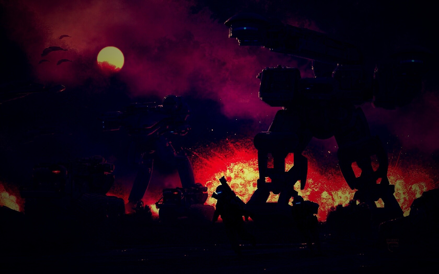 Война будущего обои