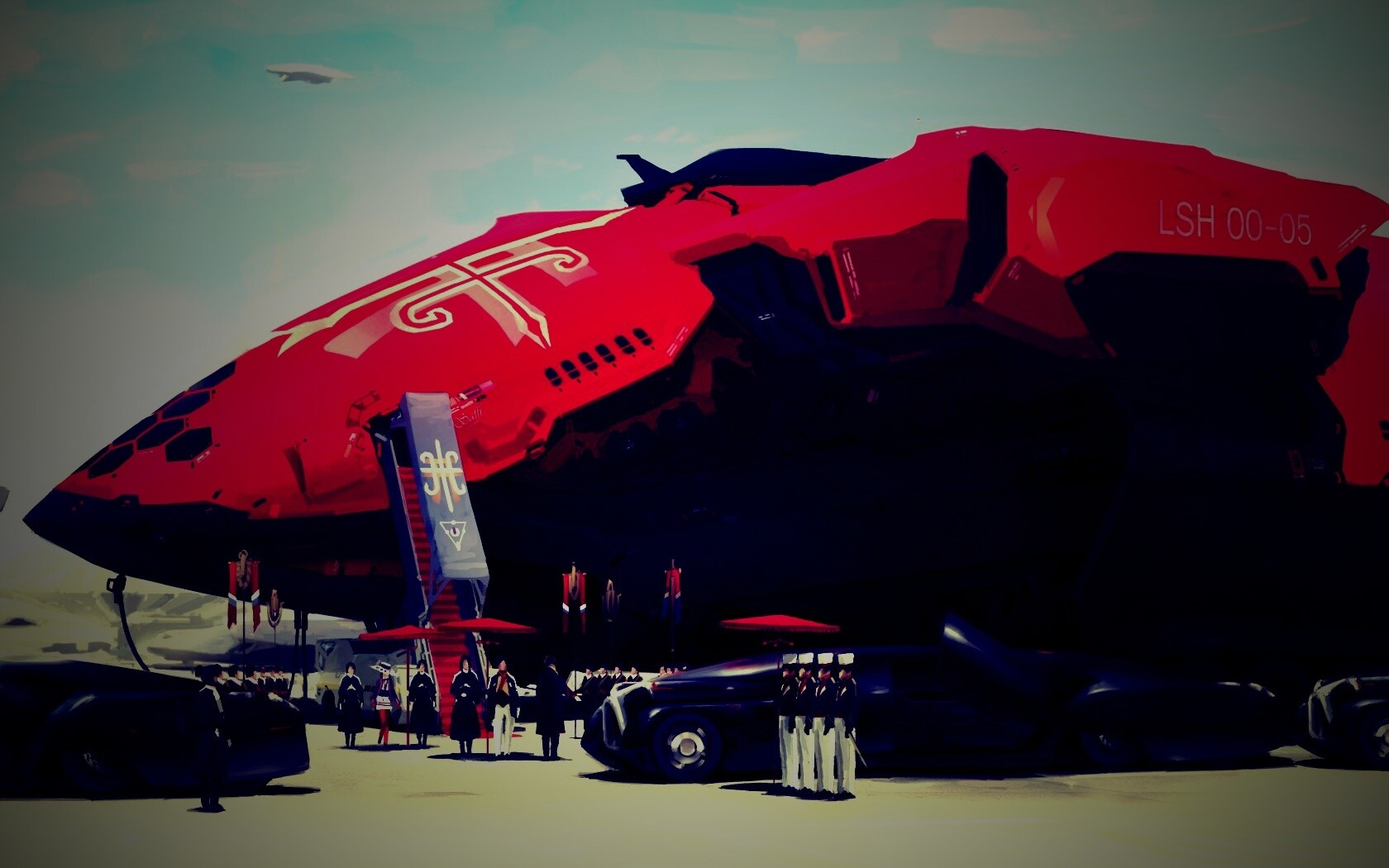 Встреча инопланетных гостей обои