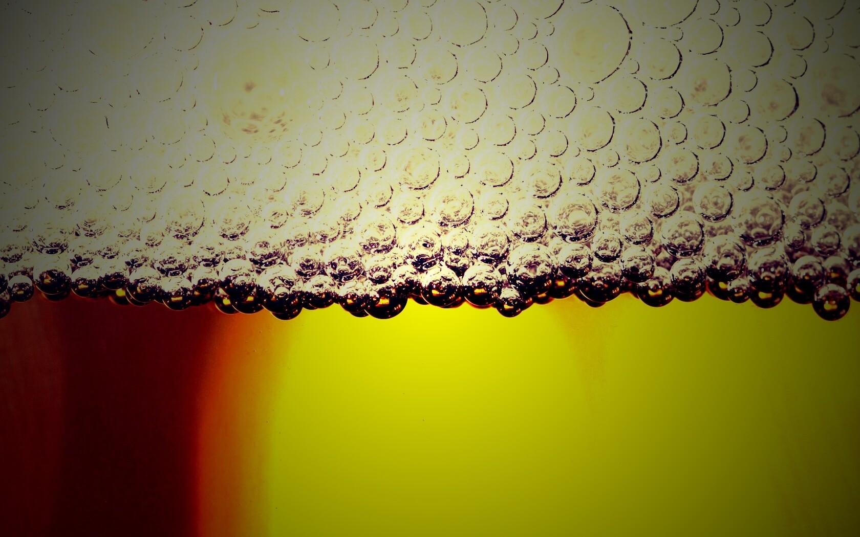 Пенное пиво в макро обои