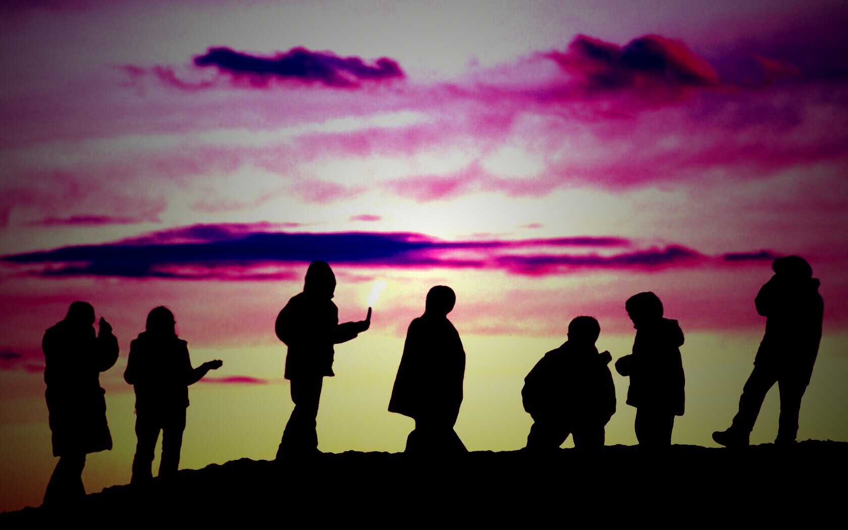 На пляже обои