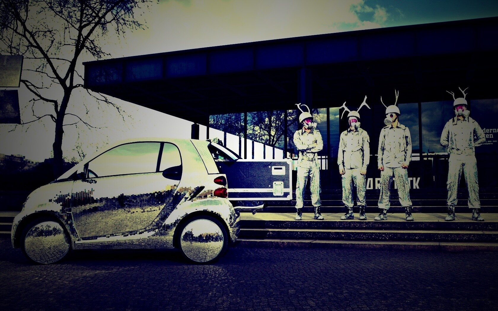 Smart Disco-Ball и 4 оленя обои